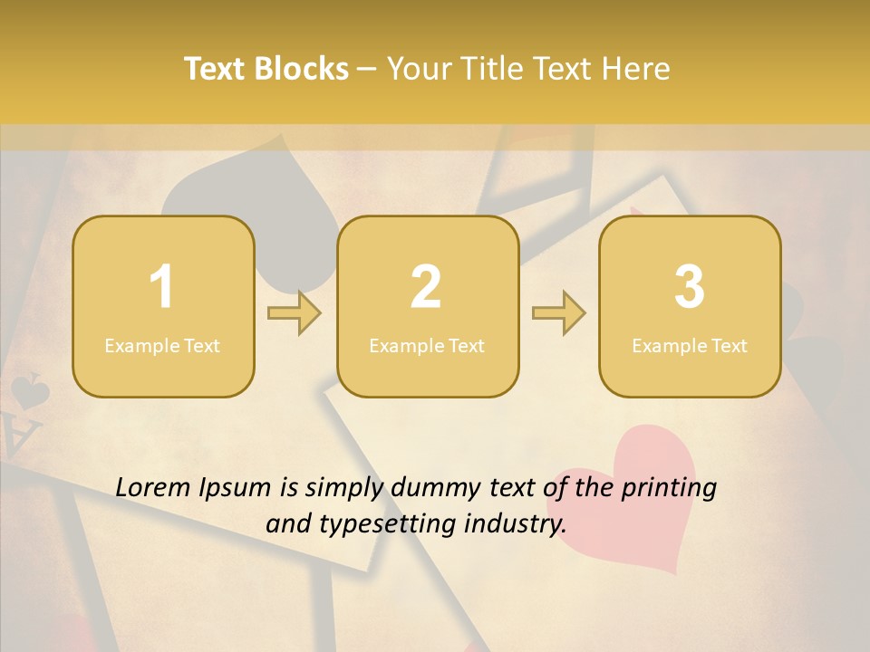 Close Cards Spot PowerPoint Template