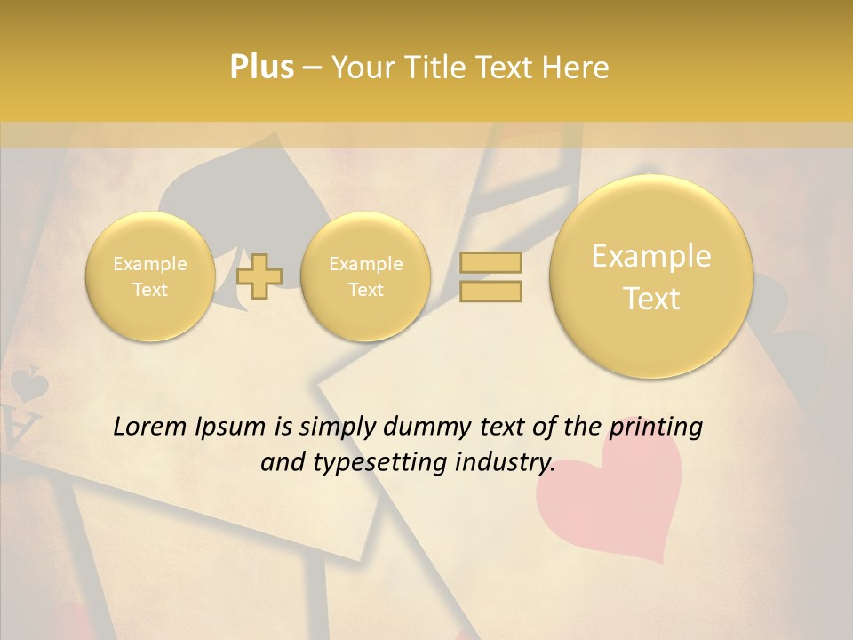 Close Cards Spot PowerPoint Template