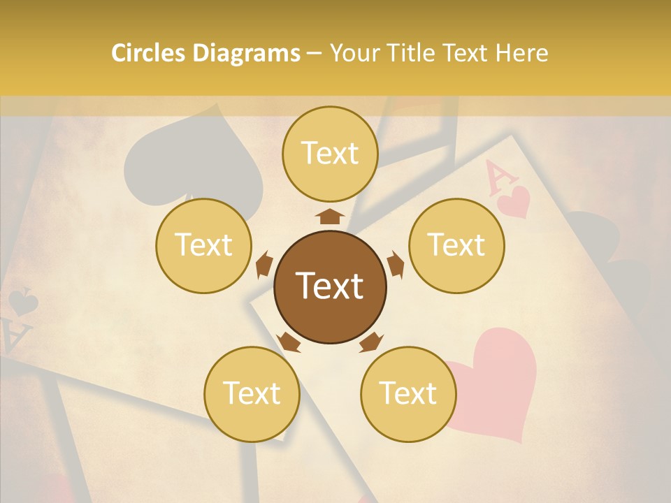 Close Cards Spot PowerPoint Template