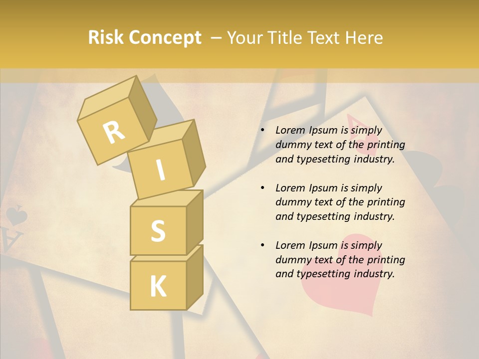 Close Cards Spot PowerPoint Template