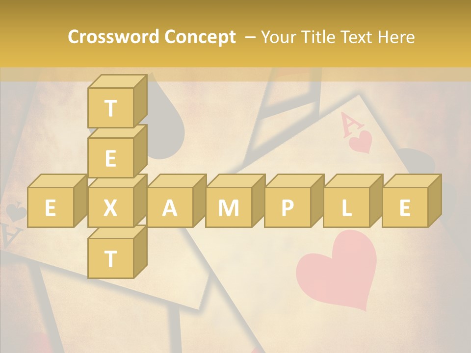 Close Cards Spot PowerPoint Template