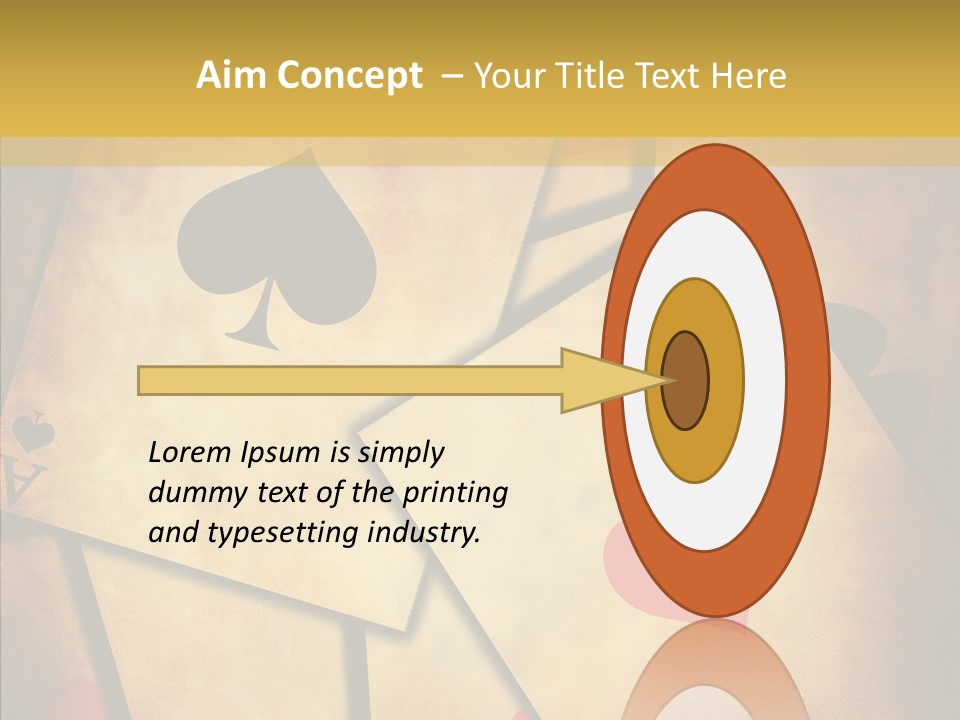 Close Cards Spot PowerPoint Template