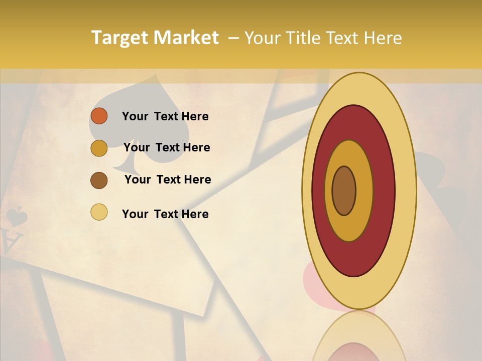 Close Cards Spot PowerPoint Template