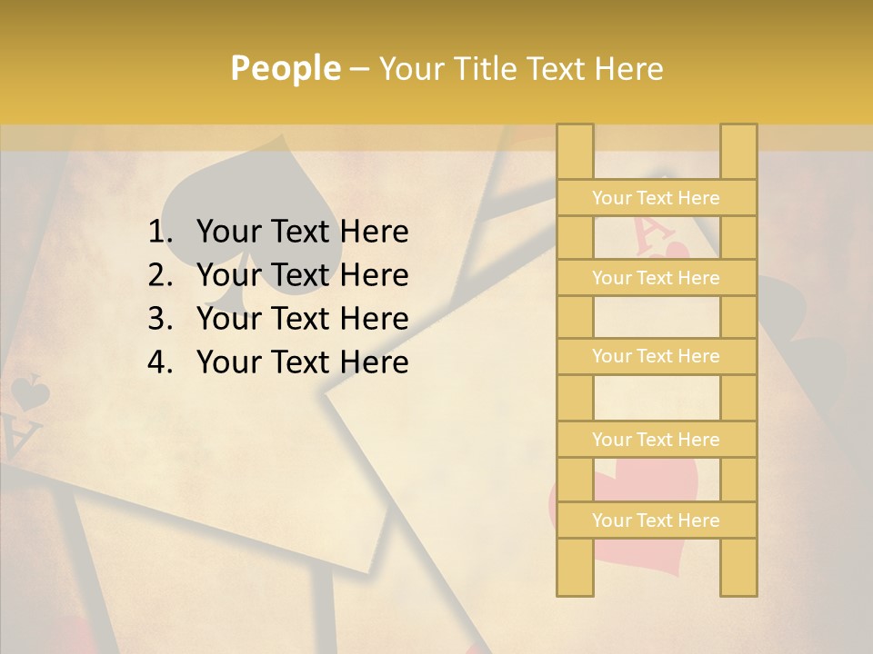 Close Cards Spot PowerPoint Template
