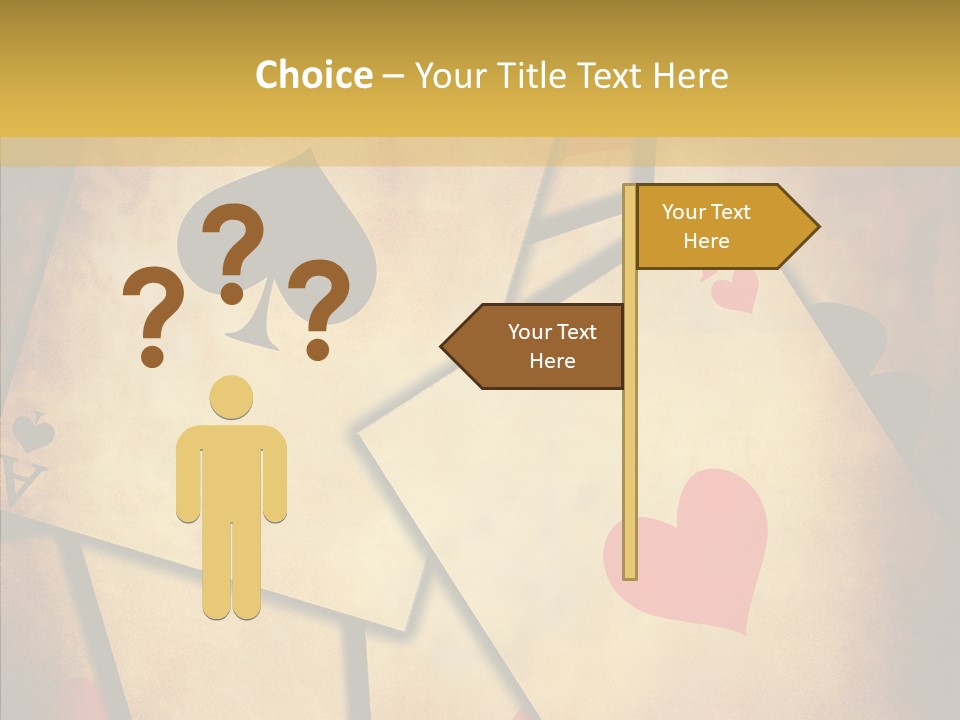 Close Cards Spot PowerPoint Template