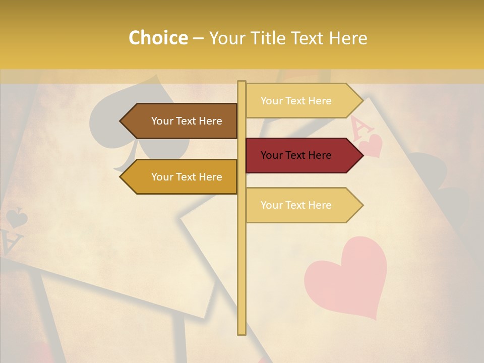 Close Cards Spot PowerPoint Template