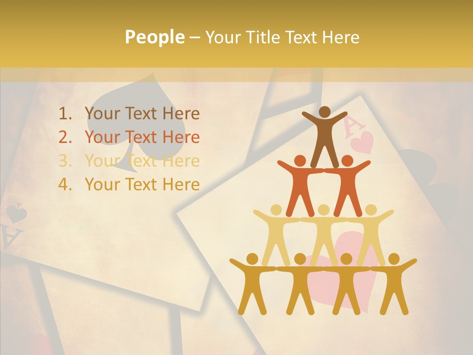 Close Cards Spot PowerPoint Template