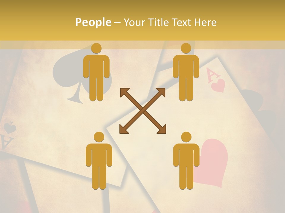 Close Cards Spot PowerPoint Template