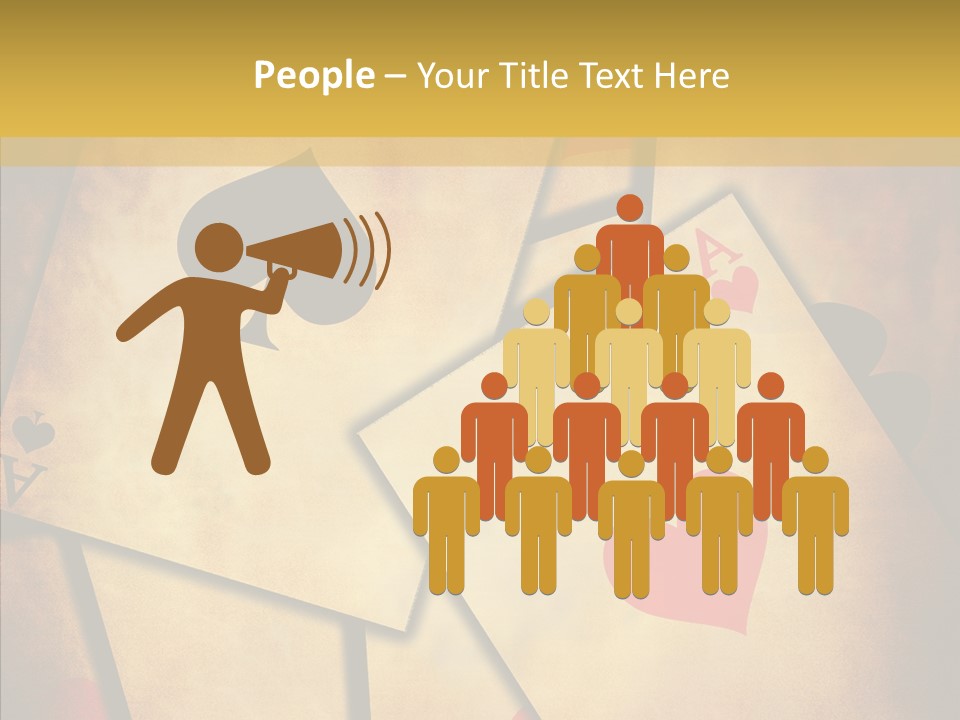 Close Cards Spot PowerPoint Template