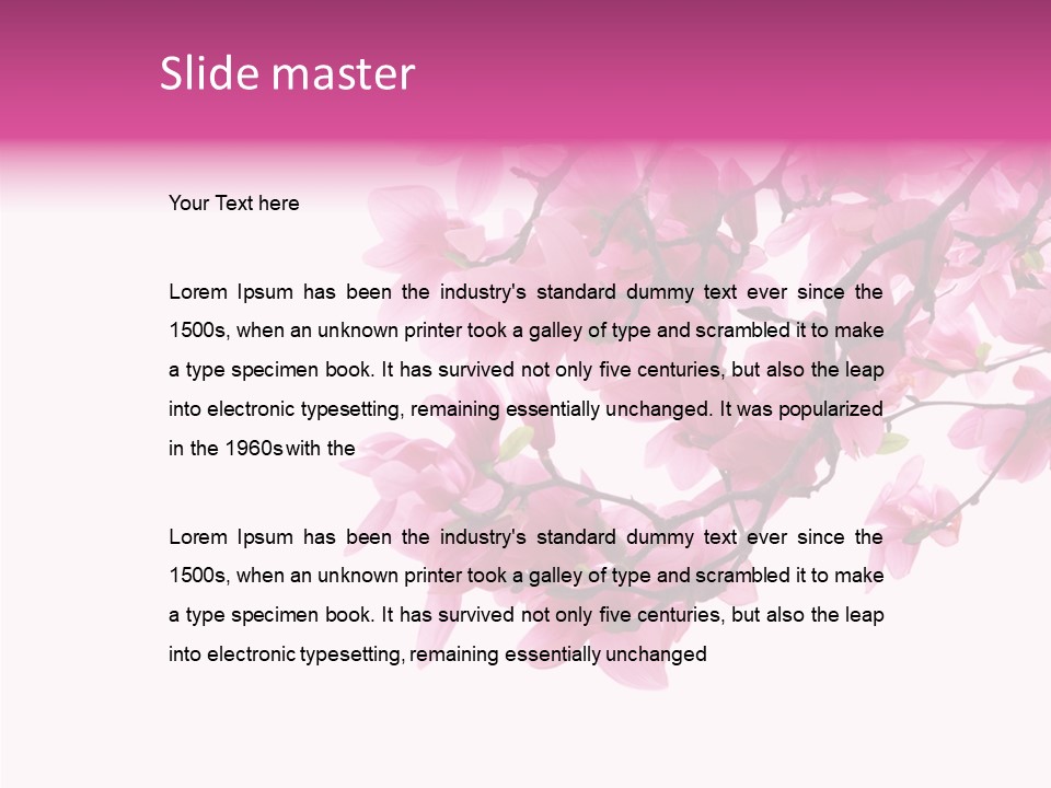 Image Beautiful Nature PowerPoint Template