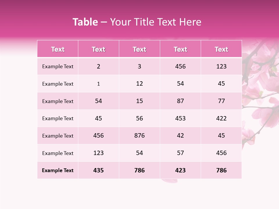 Image Beautiful Nature PowerPoint Template