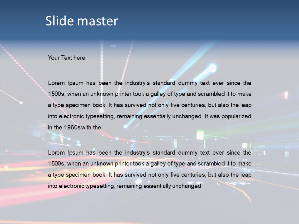 Zoom Scene Artistic PowerPoint Template