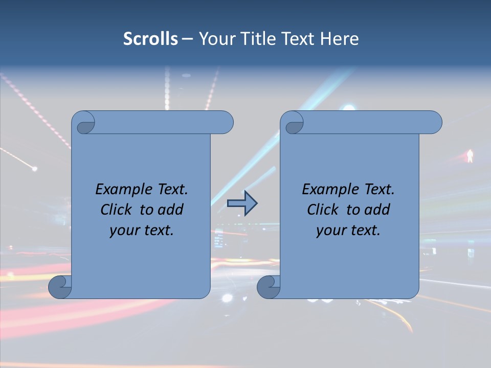 Zoom Scene Artistic PowerPoint Template