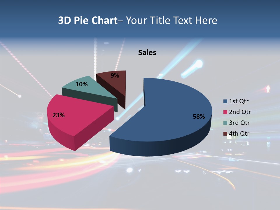 Zoom Scene Artistic PowerPoint Template