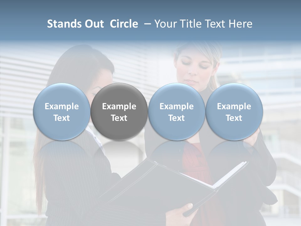 Group Binder Folder PowerPoint Template