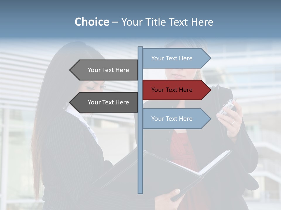 Group Binder Folder PowerPoint Template