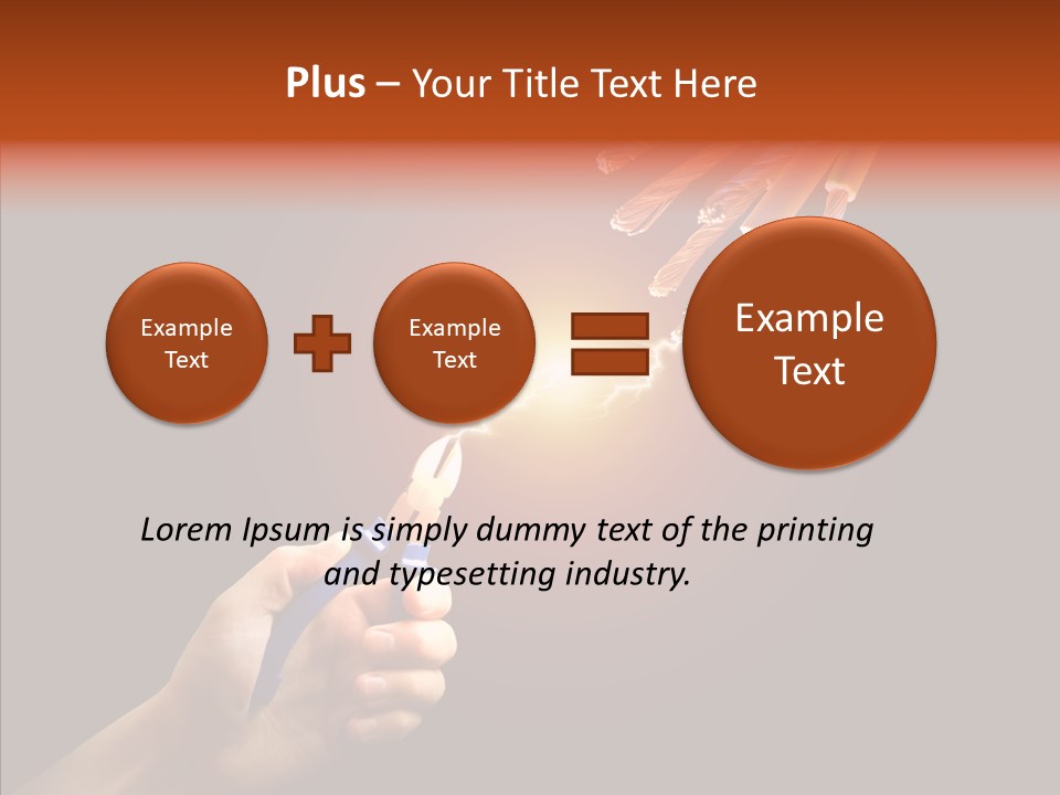 Symbol Amp Conceptual PowerPoint Template