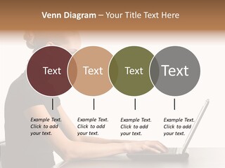Happy Business Lady Girl PowerPoint Template