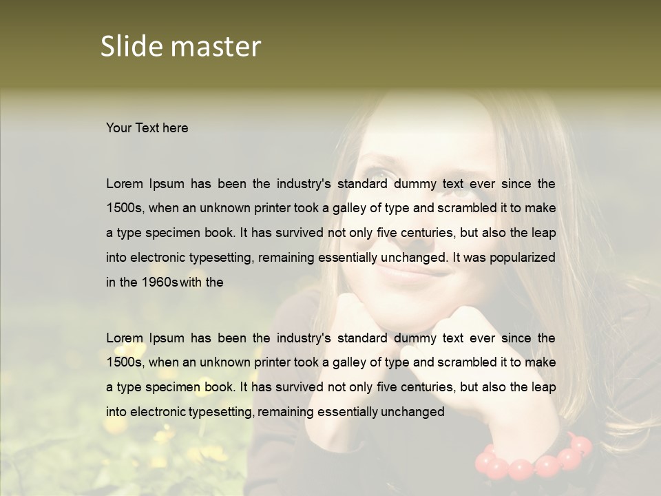 Rest Human Relax PowerPoint Template