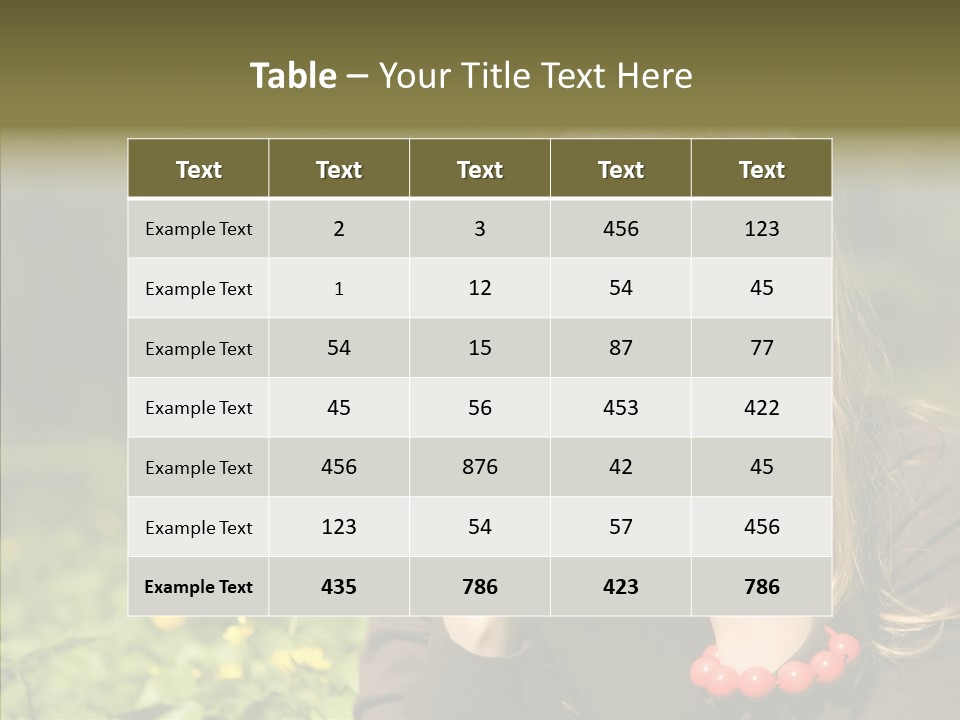 Rest Human Relax PowerPoint Template