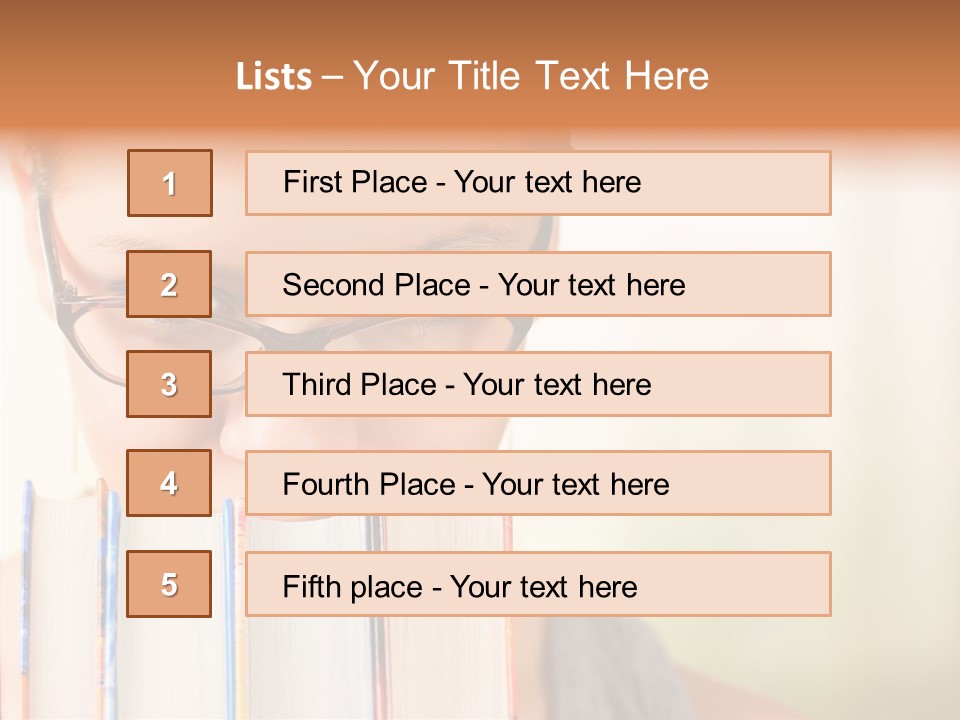 Beautiful Casual Library PowerPoint Template