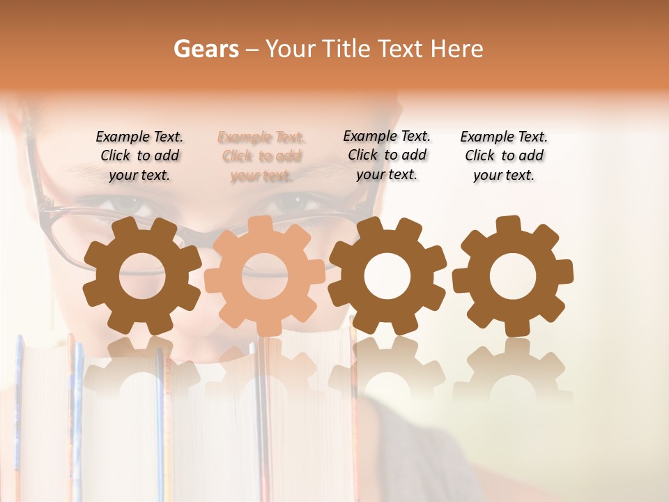 Beautiful Casual Library PowerPoint Template