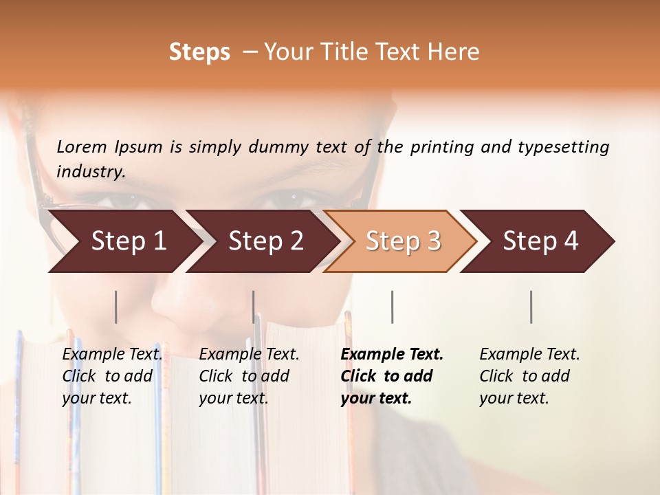 Beautiful Casual Library PowerPoint Template