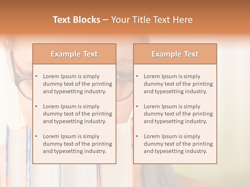 Beautiful Casual Library PowerPoint Template
