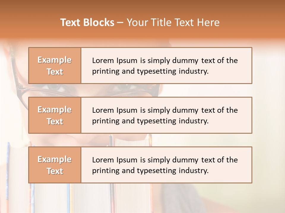 Beautiful Casual Library PowerPoint Template