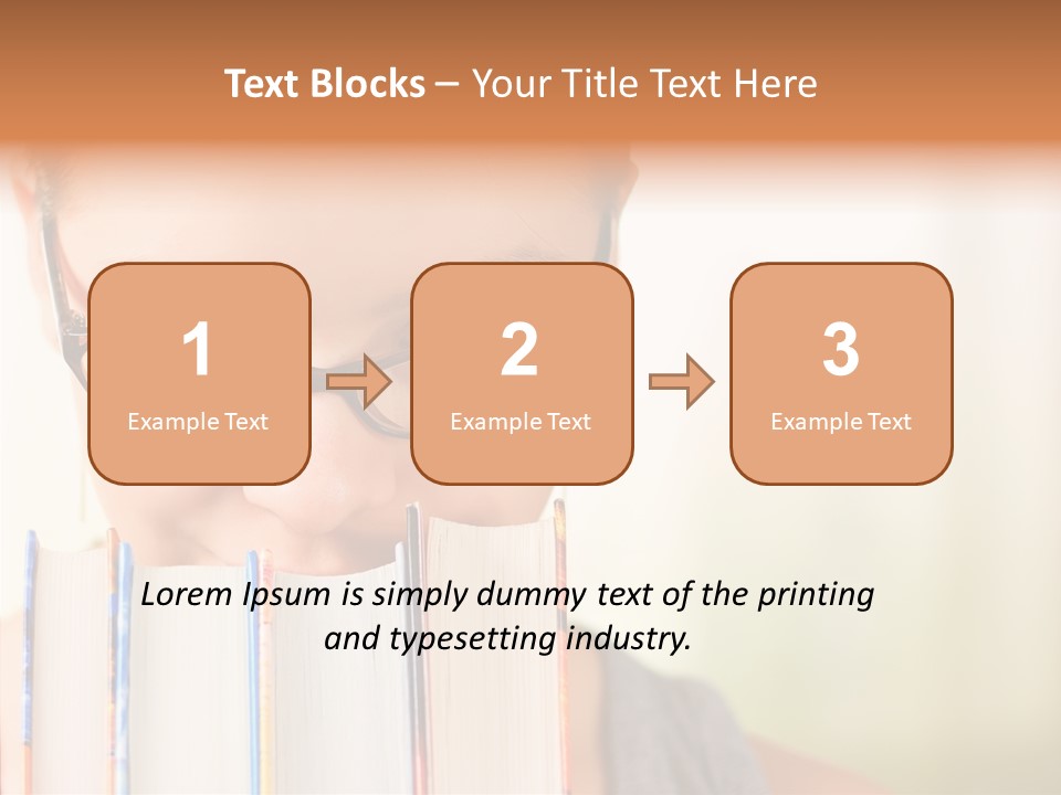 Beautiful Casual Library PowerPoint Template