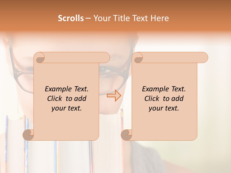 Beautiful Casual Library PowerPoint Template
