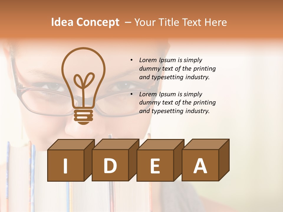 Beautiful Casual Library PowerPoint Template