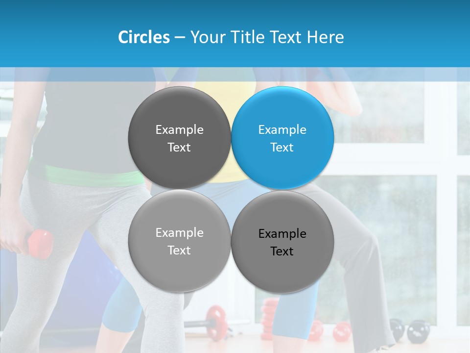 Women Fitness Aerobics PowerPoint Template