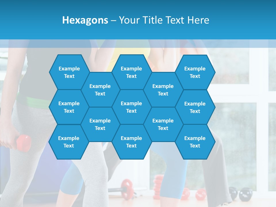 Women Fitness Aerobics PowerPoint Template