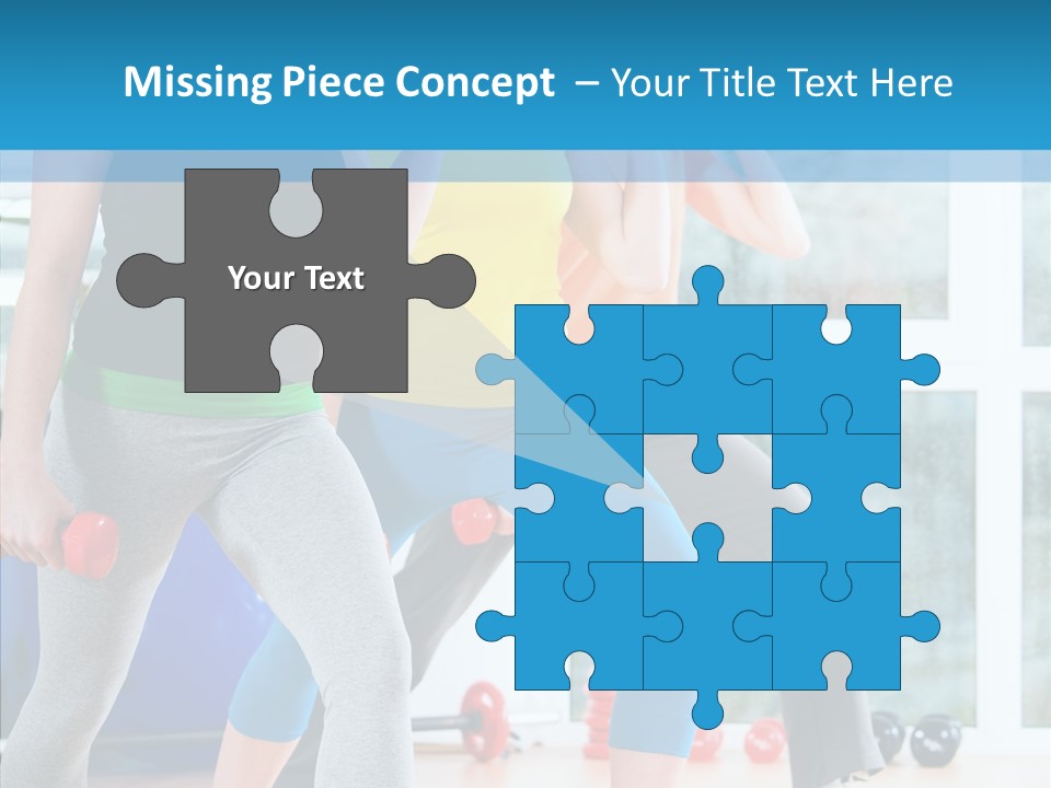 Women Fitness Aerobics PowerPoint Template