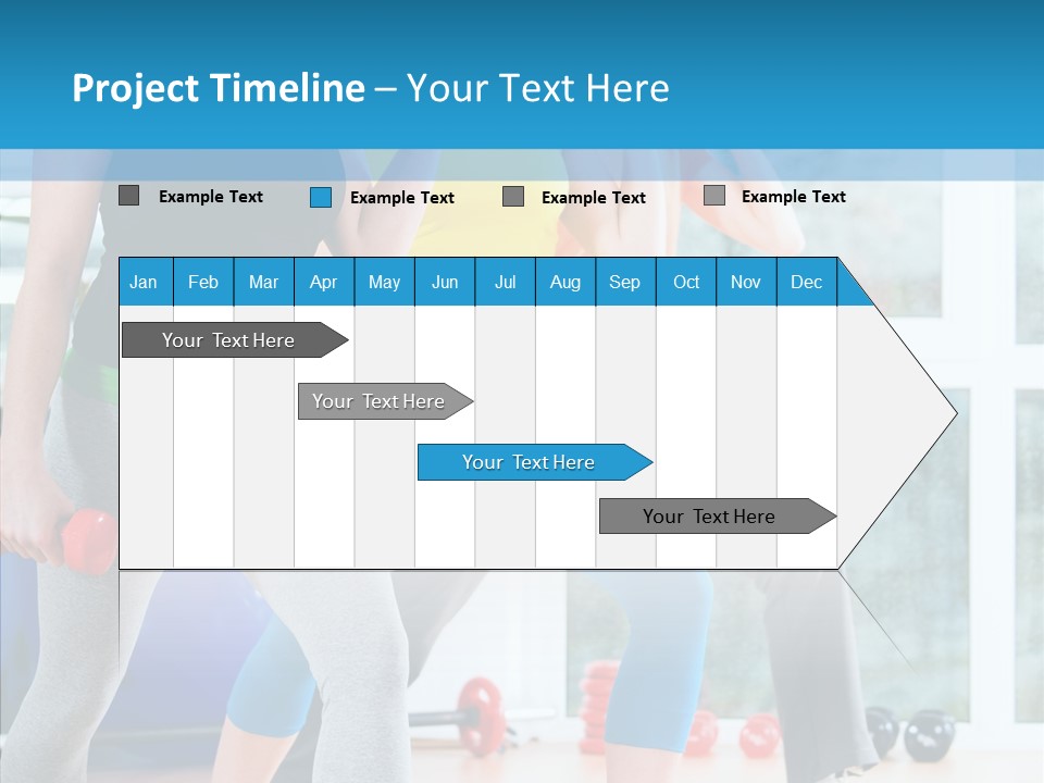 Women Fitness Aerobics PowerPoint Template
