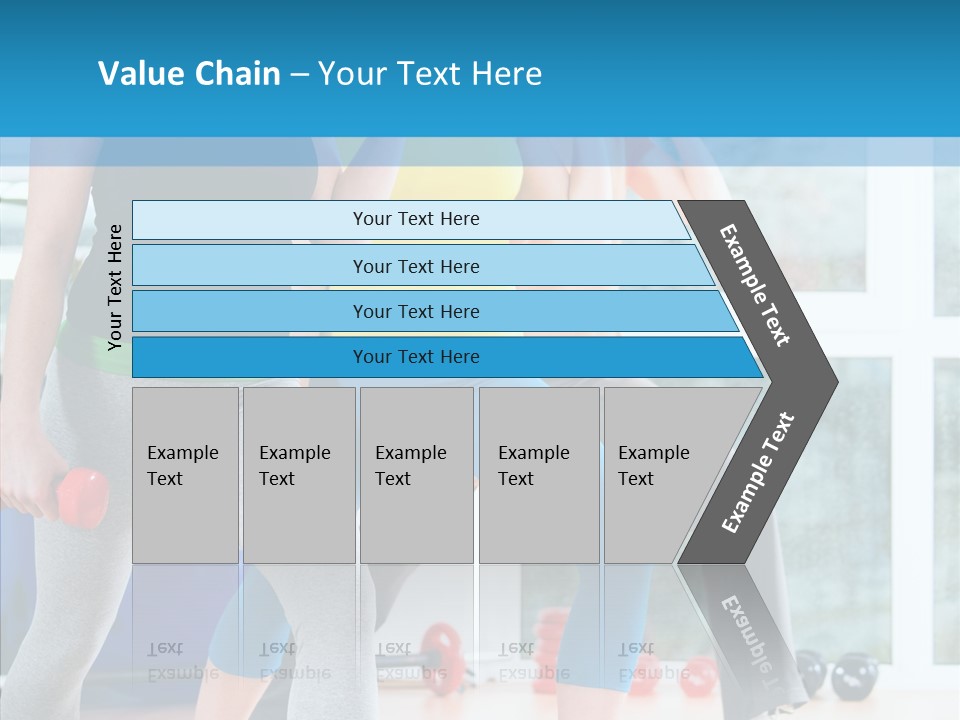 Women Fitness Aerobics PowerPoint Template
