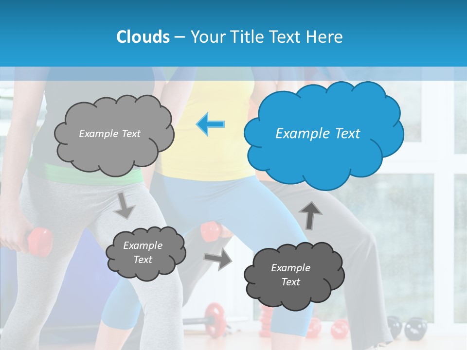 Women Fitness Aerobics PowerPoint Template