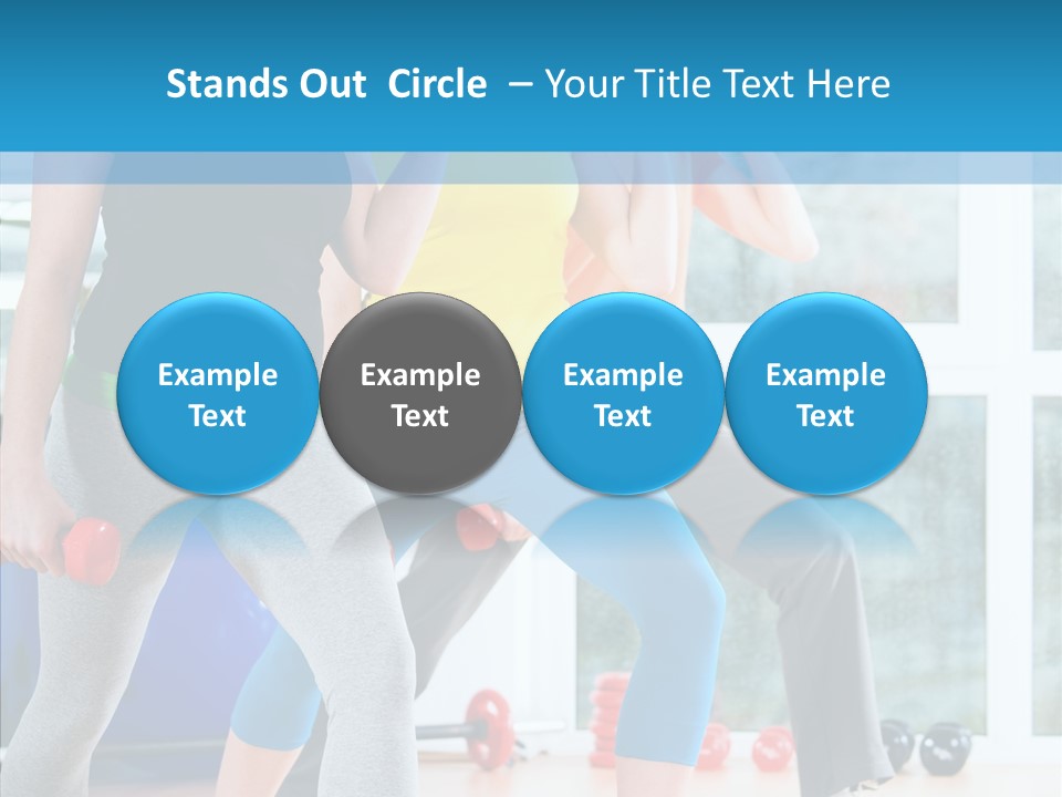 Women Fitness Aerobics PowerPoint Template