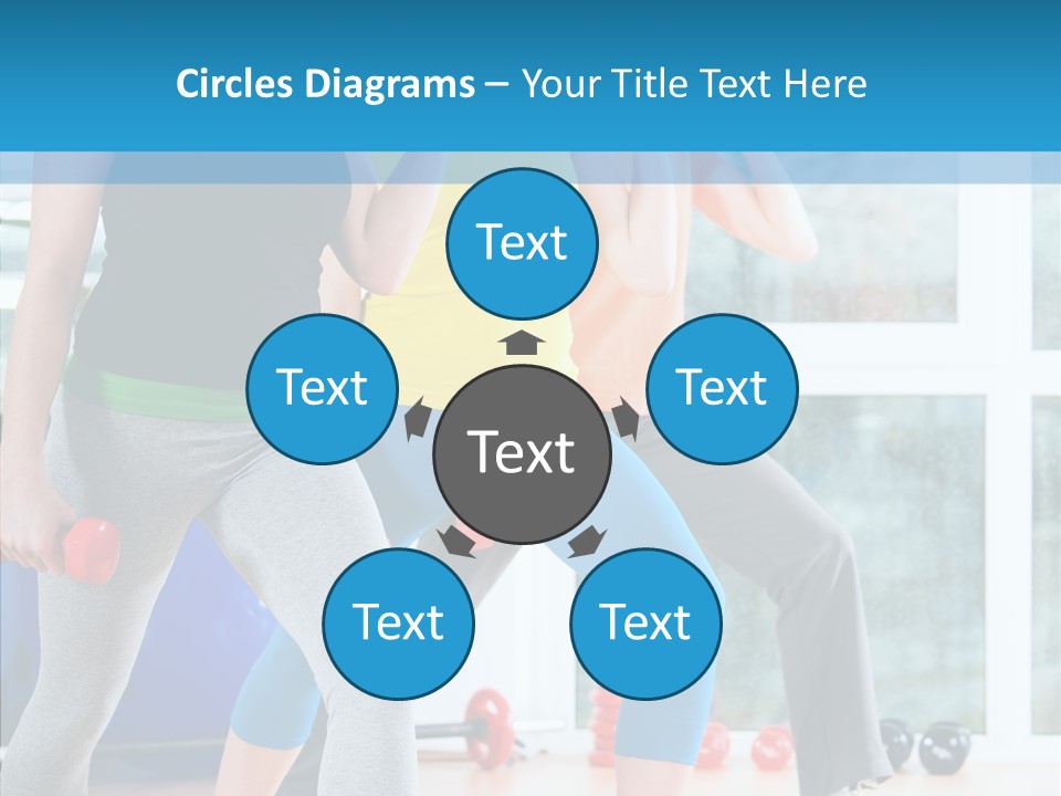 Women Fitness Aerobics PowerPoint Template