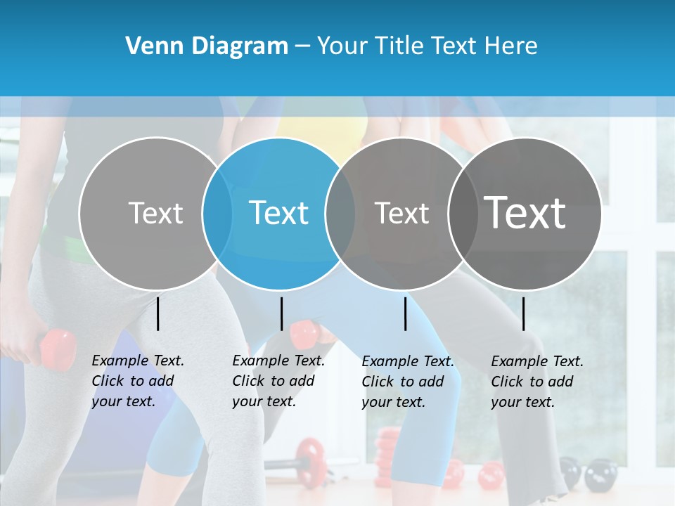 Women Fitness Aerobics PowerPoint Template