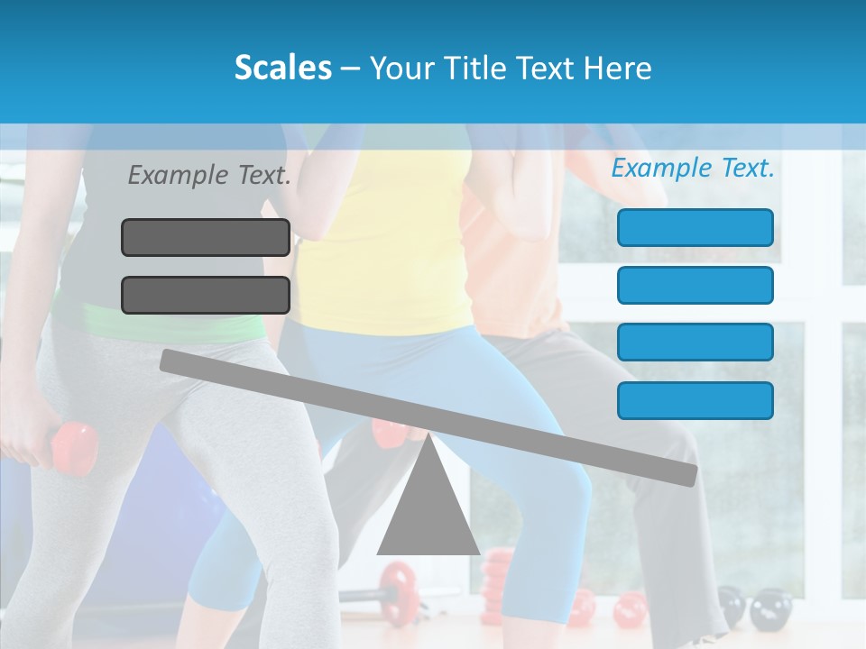 Women Fitness Aerobics PowerPoint Template