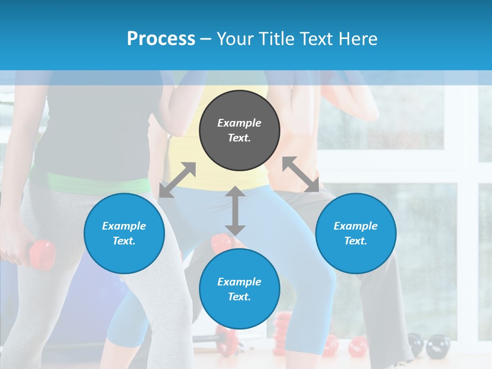 Women Fitness Aerobics PowerPoint Template