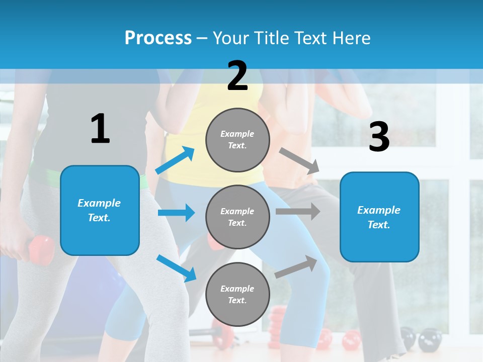 Women Fitness Aerobics PowerPoint Template