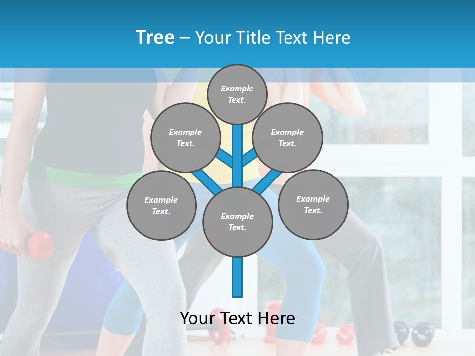 Women Fitness Aerobics PowerPoint Template