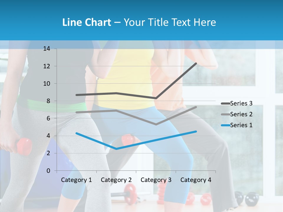 Women Fitness Aerobics PowerPoint Template