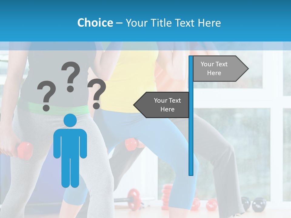 Women Fitness Aerobics PowerPoint Template