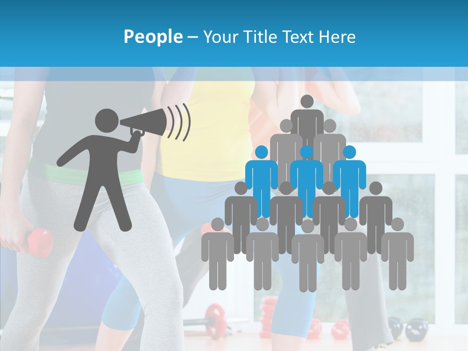 Women Fitness Aerobics PowerPoint Template