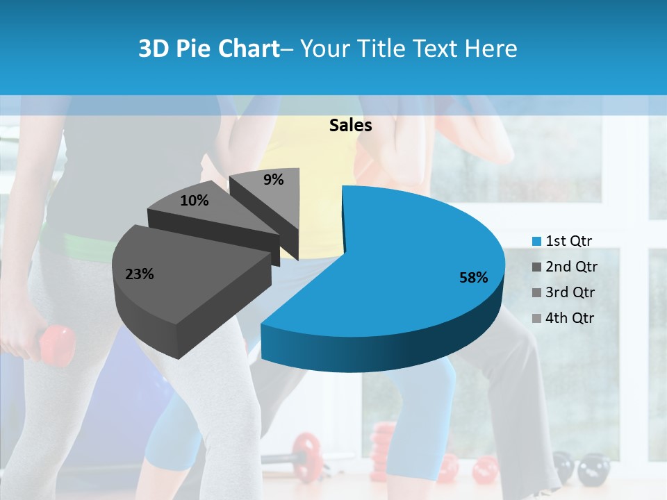 Women Fitness Aerobics PowerPoint Template
