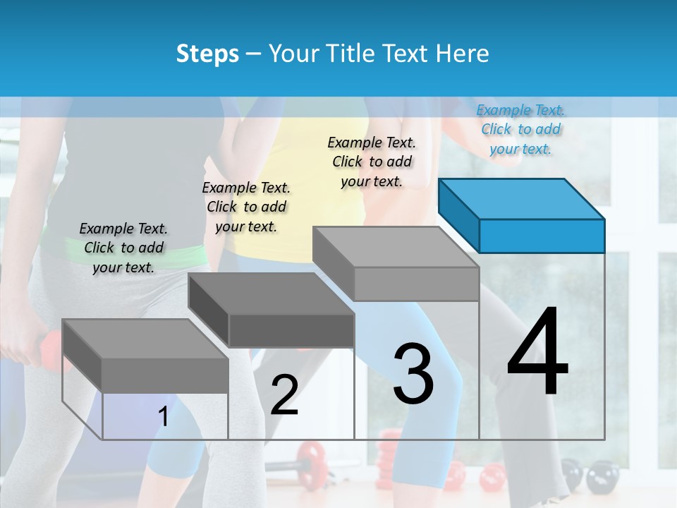 Women Fitness Aerobics PowerPoint Template